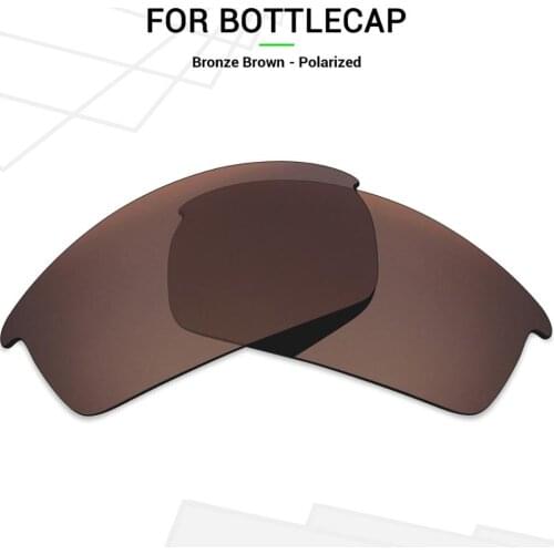 Mryok POLARIZED Replacement Lenses for Oakley Bottlecap Sunglasses Bronze Brown
