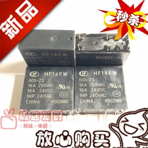 New off-the-Shelf HF14FW 005-ZS 5VDC 16A 005-ZT