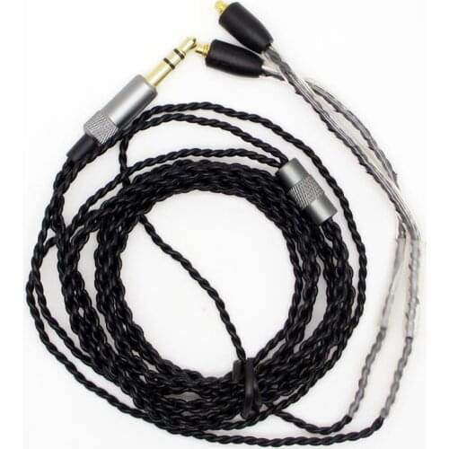 New Arrival FENGRU 1.2M 5N OFC OCC single crystal copper Earphone Cables HiFi Earphone Wire For Shure SE535 SE215 SE846 UE900