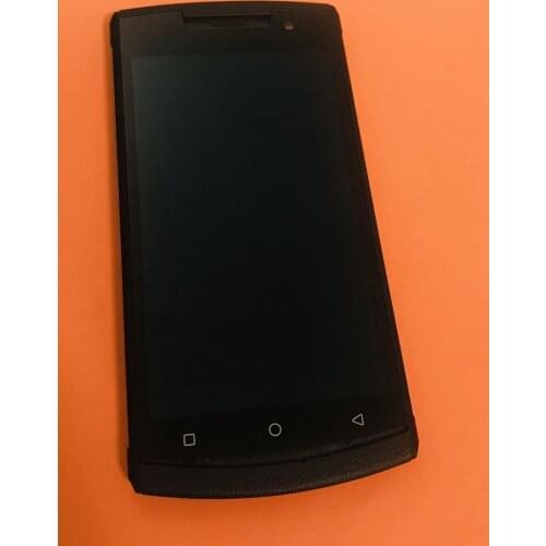 Used Original LCD Display Screen + Touch Screen + Frame for OUKITEL M1 / TISI F10C free shipping
