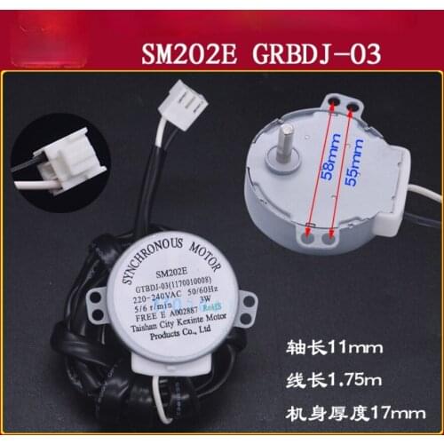 Suitable for TCL air conditioning swing wind motor 50SM melon pole test permanent magnet synchronous motor SM202E GTBDJ-03