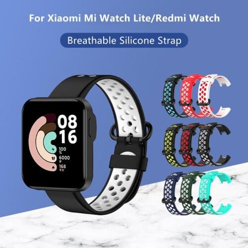 For Xiaomi Mi Watch Lite Strap Soft Silicone Replacement Bracelet Smart Watch Sports Wristbands for Redmi Watch Wrist Strap