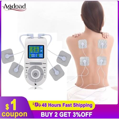 Tens Machine Massager EMS Electro Treatment Instrument Electrical Digital Nerve Muscle Stimulator Low Frequency Physiotherapy