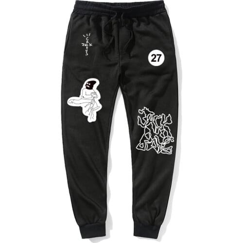 Travis Scott Cactus Jack festival world globe Astroworld Sweatpants Women Men Pants Drawstring Joggers Sweatpants