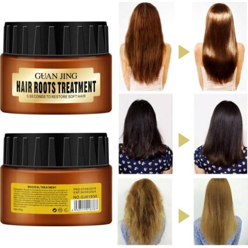 GUANJING Repair And Smooth Hair Mask Evaporation-free Film Hair Root Repair Frizzy Hair Wax Hair Care Cream Conditioner TSLM2