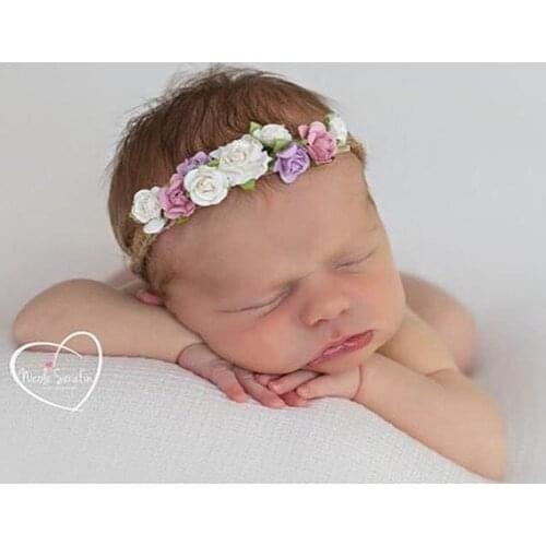 Yundfly Boutique Girl Kids Flower Hemp Rope Baby Floral Photo Props Wedding Ornament