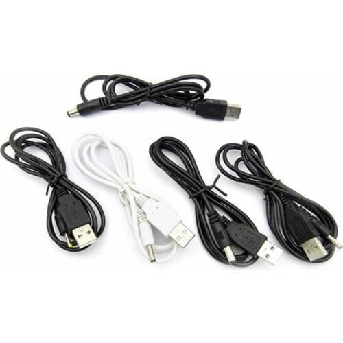 1PC USB charging cord 5V DC cable / 9V step-up DC cable round connector 5.5X2.1mm 1meter long