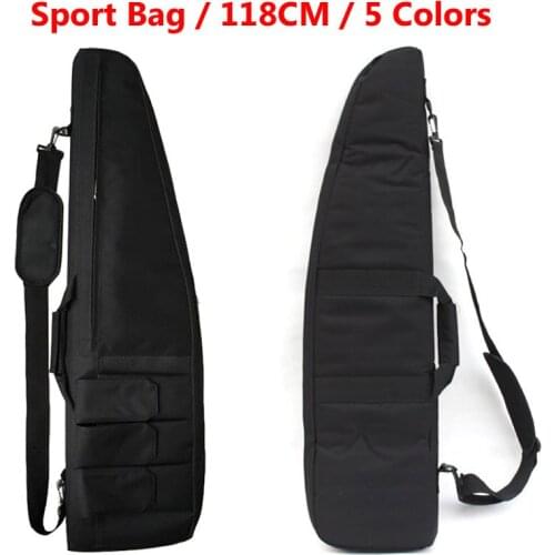 Army Tactical Rifle Airsoft Bag 118cm Nylon Gun Case Hunting Rifle Protection Shoulder Bag Outdoor Sport Camping Fishing Bag