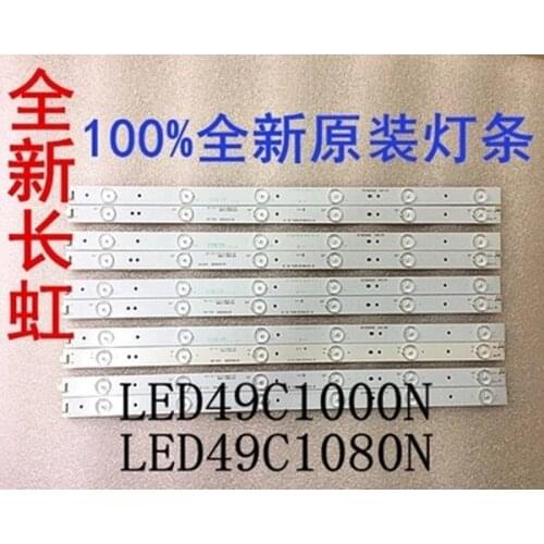 Free shipping NEW 1set=10pcs LED49C1000N LED Backlight LB-C490F13-E2-L-G1-SE2