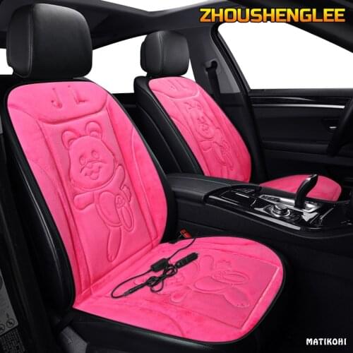 ZHOUSHENGLEE 12V Heated car seat cover for Volkswagen all models VW touareg touran Variant tiguan polo EOS UP! golf Jetta passat