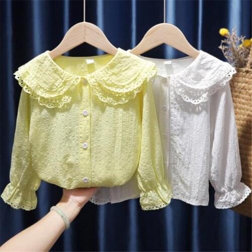 Cindy YoYo White Blouses For Girls