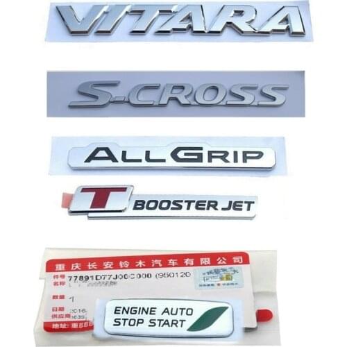For Suzuki Vitra Rear logo, trunk logo, back door logo, s start stop 4WD power logo