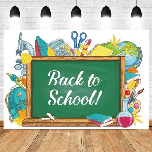Welcome Back to School Backdrop Children Baby Student Photography Background For Photo Studio Photocall Photozone Photophone