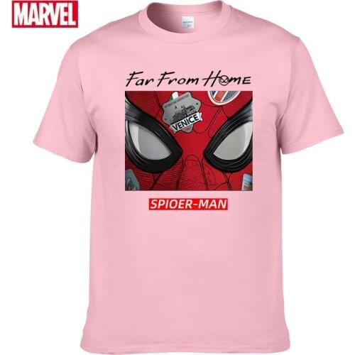 Marvel The Avengers Spider Man t-shirt Comfortable Breathable 100% cotton Fashion funny t shirts Summer Tops shirts for men #112