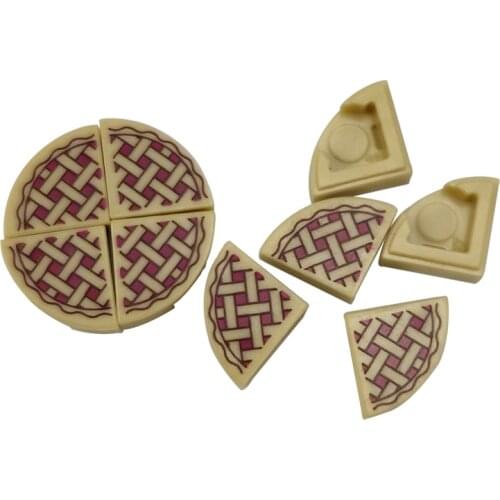 City Sets Gift Toys For Children Accessories Small Size Model Compatible Food Waffles Toy 10PCS City Compatible Building Blocks