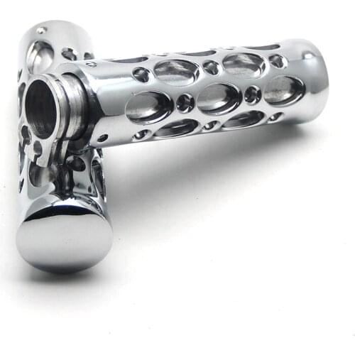 Chrome 1" Hand Grips For Nomad Drifter Vulcan 1600 2000/ Kawasaki Vulcan 1500