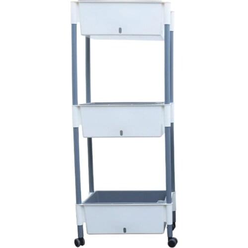 Indoor Plant Pot 3 Layers With Wheels For Grow Lettuce Chives Tomato Fruits Herb Flower at Home Garden