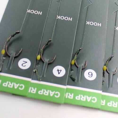 Carp Fishing Line Soft Hook Link 8 Strand Uncoated Braid Line Hair Rig Fishing Accessories Terminal Tackle