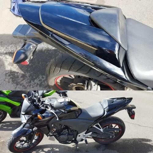 Motorcycle Pillion Rear Fairing Seat Cowl Cover For 2013 2014 2015 Honda CB500F CBR500R CBR CB 500 F R Red Black Carbon