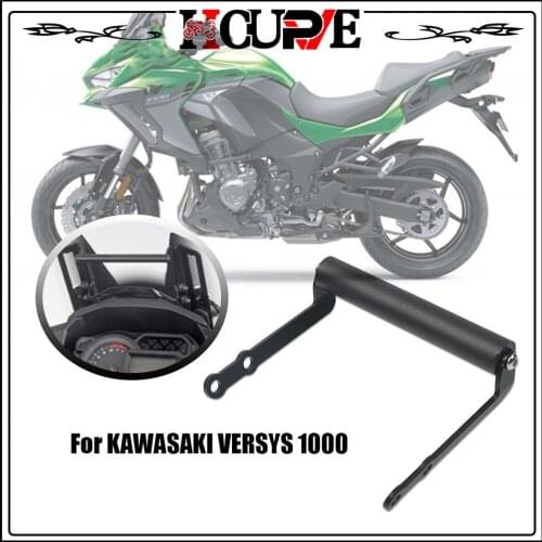 Motorcycle Navigation Mobile Phone GPS Plate Bracket Stand Holder Phone Support For KAWASAKI VERSYS 1000 VERSYS1000 2017 2018