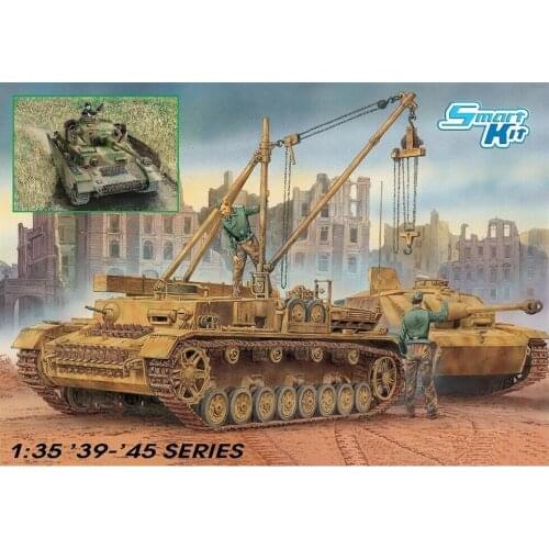 DRAGON 6951 1/35 Sd.Kfz.164 Bergepanzerwagen IV 2in1 Pz.Kpfw.IV Ausf.H Mid-Production - Scale Model Kit