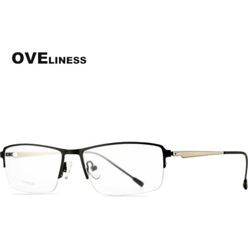 2021 High Quality Business Reading Glasses for Men Semi-Rimless Presbyopic Glasses with Diopter +0.75 1.25 1.75 2.25 2.75 300