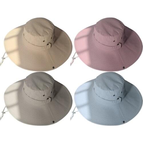 Wide Brim Bucket Hat Beach for Fishing Rock Climbing Tourism
