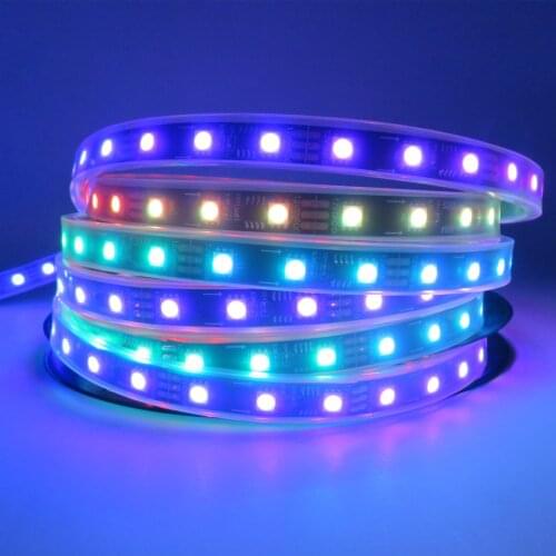 High Brightness 12V WS2811 LED pixel strip, 60 leds per meter, IP67/IP68 waterproof with Raywu/Xconnect/Paulzhang pigtail