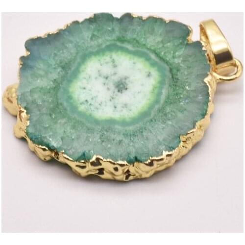 1 Pcs 8mm*8mm Natural Agate Crystal Pendant Accessories Necklace Charms Pendants Jewelry Making Handmade Craft JA0054