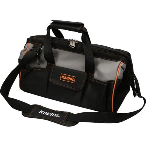 KSEIBI Durable Tools Bag Closed Top Zipper 16 / 17 inch Hand Tool Case