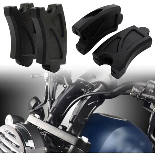Handlebar Risers Handle Bar Lift Clamp Adapters for Honda Rebel CMX 500 300 CMX500 CMX300