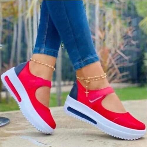 Large size womens casual shoes fashion Roman loafers increased breathability womens shoes thick-soled platform sneakers women