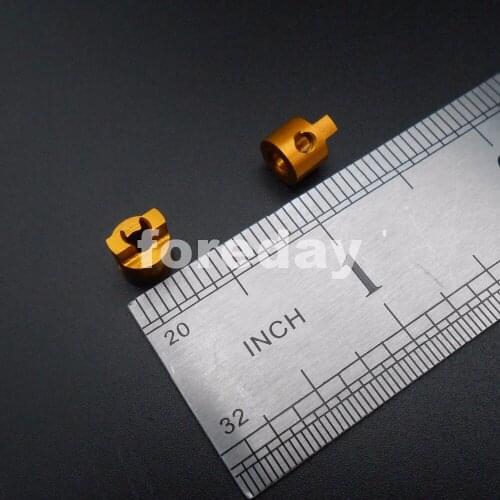 100PCS 3MM Aluminum Propeller shaft Connector rowlock Crutch Model Boat Golden HQ Inner dia. 3mm Outer:7mm lot=100PCS*FD457X100