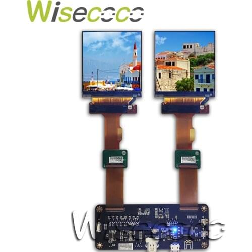 120hz 2.9 ''1440*1440 2K dual LCD screen display with DP to MIPI driver board for 3D VR AR headset windows mixed reality headset