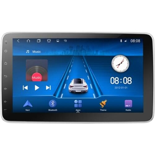 Rotatable 4G Internet 2G 32G 1 Din Car Radio For Universal Car Dvd Player GPS Navigation Car Audio Bluetooth Autoradio