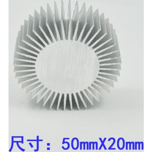 Free Ship 5pcs High power LED heat sink Sunflower aluminum radiator/Circular aluminum heat sink cooling LED DIY,LED lamp Cooler