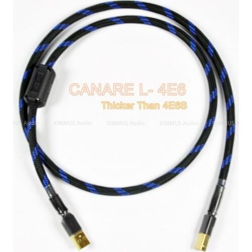 CANARE L-4E6 HiFi USB Cable USB Type A To B Audio Cable Star Quad Thicker Than 4E6S