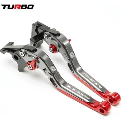 For BMW F900R F900XR 2020 Motorcycle Accessories CNC Adjustable Folding Extendable Brake Clutch Lever With logo F900R F900XR