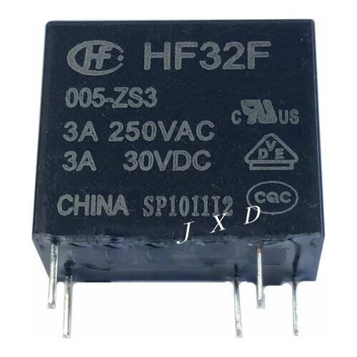 HOT NEW 5V relay HF32F-055-ZS3 HF32F 055 ZS3 HF32F055ZS3 5VDC DC5V 5V 3A 5PIN