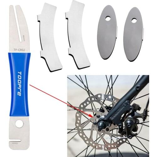Bicycle Repair Tools Wrench Tool Set Disc Brake Rotor Alignment Truing Adjustment Wrench Handle Spanner with Disc Brake Pads