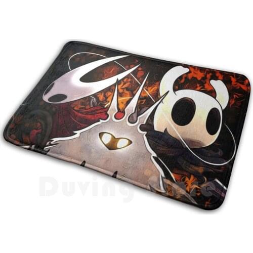 True End Mat Rug Carpet Anti-Slip Floor Mats Bedroom Hollow Knight Bleach Gentleman Hole Demon Indie Gamer Videogames Ichigo