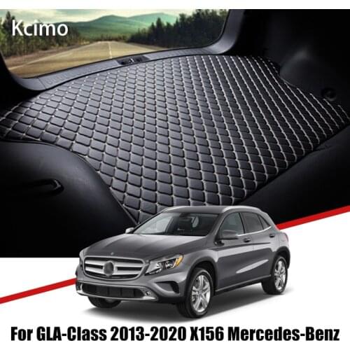 Leather Car Trunk Mat Carpet Tail Benz X156 Cargo Liners For Mercedes Benz GLA Class 2013-2020 Trunk Boot Mat Benz GLA Liner Pad