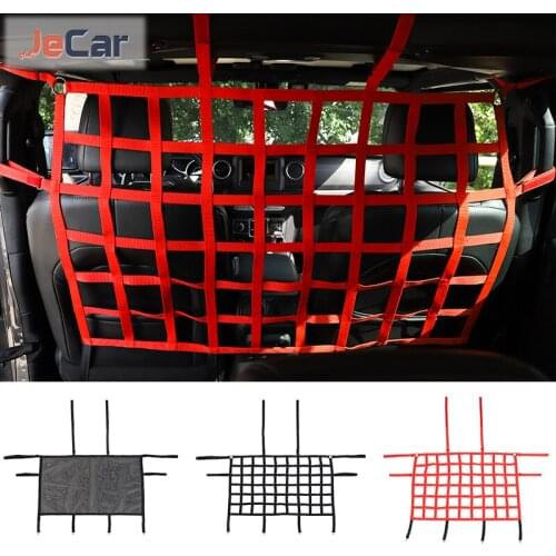 Interior Mouldings Car Rear Seat Isolation Net For Jeep Wrangler JL JK JT 2007 UP 2-Door/4-Door Car Accessories