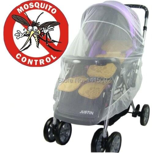 Baby Newborn Stroller Mosquito Net Buggy Pram Protector Fly Midge Insect Bug Cover Infants Kids Pushchair Nets Bar Accessories