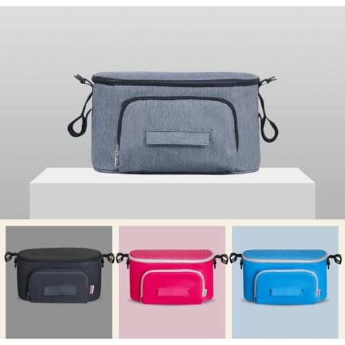 Baby Stroller Organizer Hanging Stroller Bag Baby Car Pocket Trolley Bag Carriage Waterproof Large Capacity Stroller Accessories