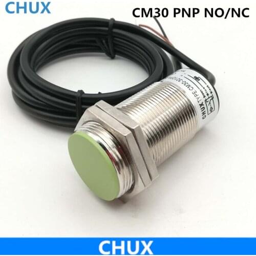 Pnp Capacitive Proximity Sensor M30 detection 10mm distance NO/NC LED liquid level capacitance switch CM30-10-DPA/DPB