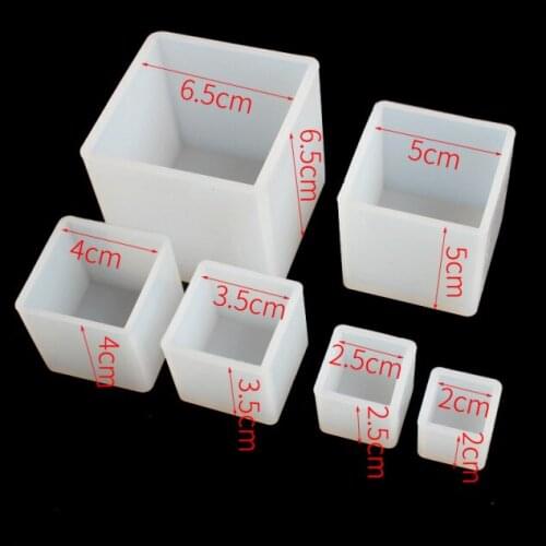 Diy crystal drops cube mold drops mold jewelry dried flower ornaments