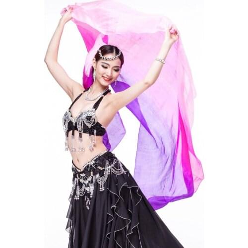 Belly Dance Stage Performance Silk Veil Belly Dance Accessory Silk Veil Belly dance silk veil