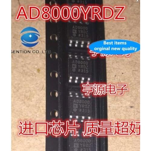 5PCS AD8000YRD AD8000YRDZ SOP-8 AD8000 ultra-high speed operation in stock 100% new and original