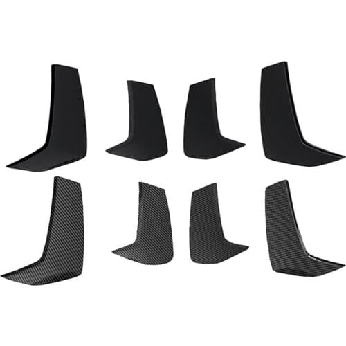 ABS Front Rear Bumper Fog Light Frame Trim For- A3 2021 Fog Lamp Covers Decorative Accessories